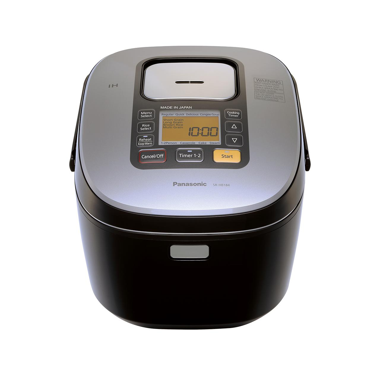[Trả góp 0%] Nồi Cơm Điện Tử Cao Tần Panasonic SR-HB184KRA - Sản xuất tại Nhật Bản - Lòng nồi 7 lớp vật liệu, phủ bột kim cương - 5 lớp cảm ứng từ mạnh mẽ - Bảo Hành Chính Hãng 12 tháng