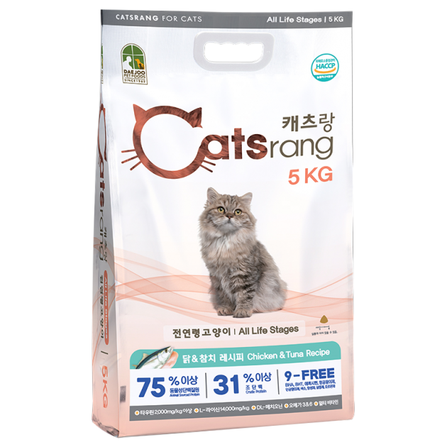 Thức ăn hạt cho mèo Catsrang dành cho mọi lứa tuổi bao 5kg