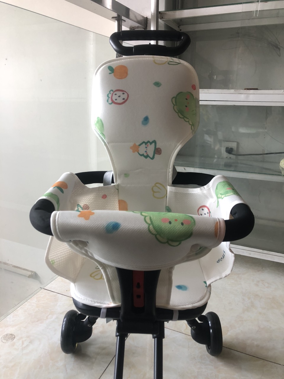 [lOẠI DÀY]Đệm lót xe đẩy gấp gọn giúp bé ngồi êm hơn  , phụ kiện đệm lót, gối đỡ xe đẩy gấp gọn hai chiều - 5