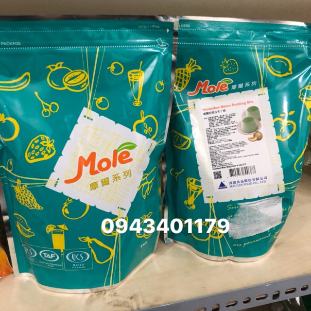 Bột bánh flan pudding Mole đài loan - Trứng