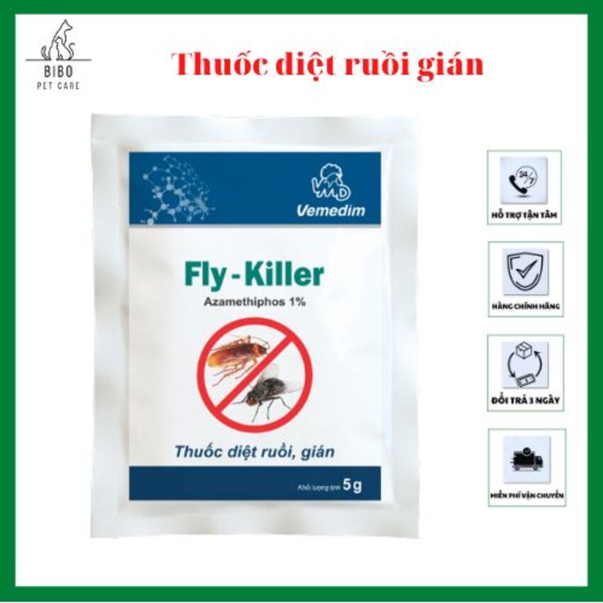 Gói diệt ruồi gián Fly Killer bẫy côn trùng hiệu quả, an toàn gói 5g