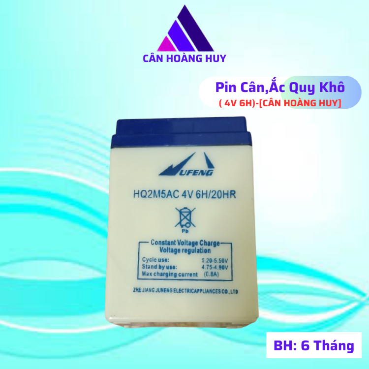Pin cân điện tử( pin khô ) dùng cho cân 30kg & 40kg 4V6H