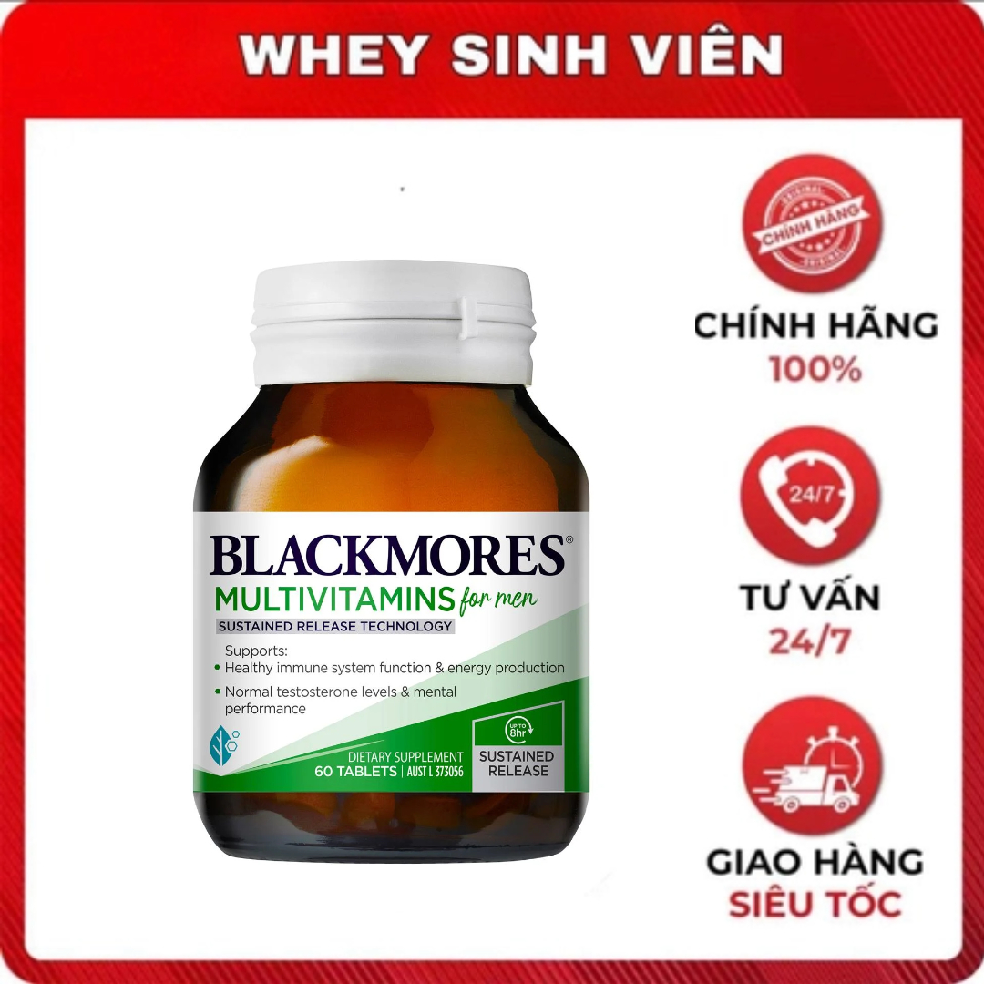 Viên Tăng Cường Vitamin Tổng Hợp Cho Nam - Blackmores Multivitamin For Men