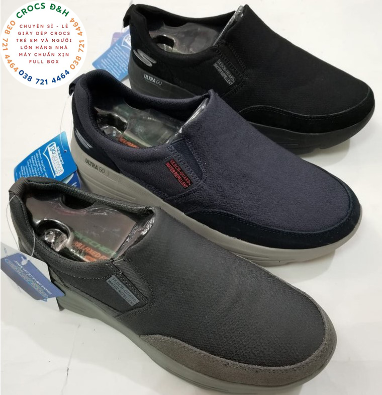 Giày thể thao skechers thời trang Gowalk Duro dành cho nam đế cao 4cm