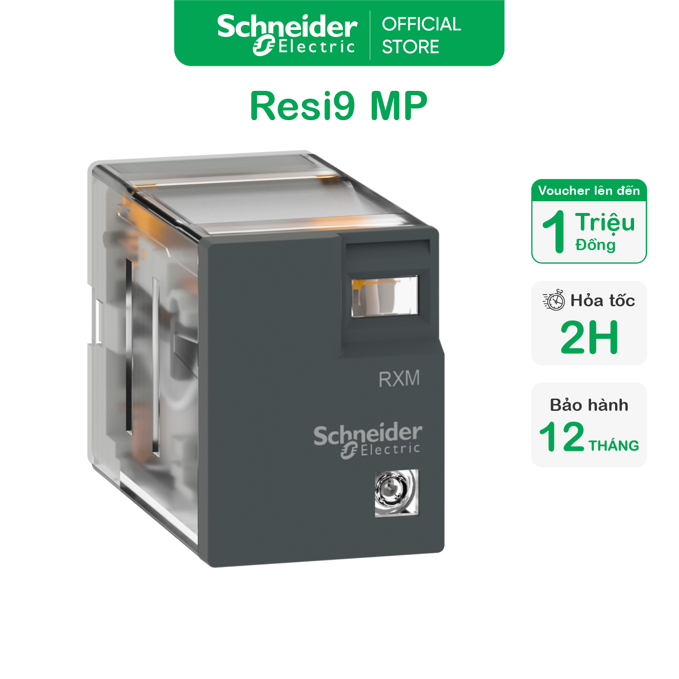 Rơ le trung gian - schneider electric - rxm2lb1bd rxm2lb2bd