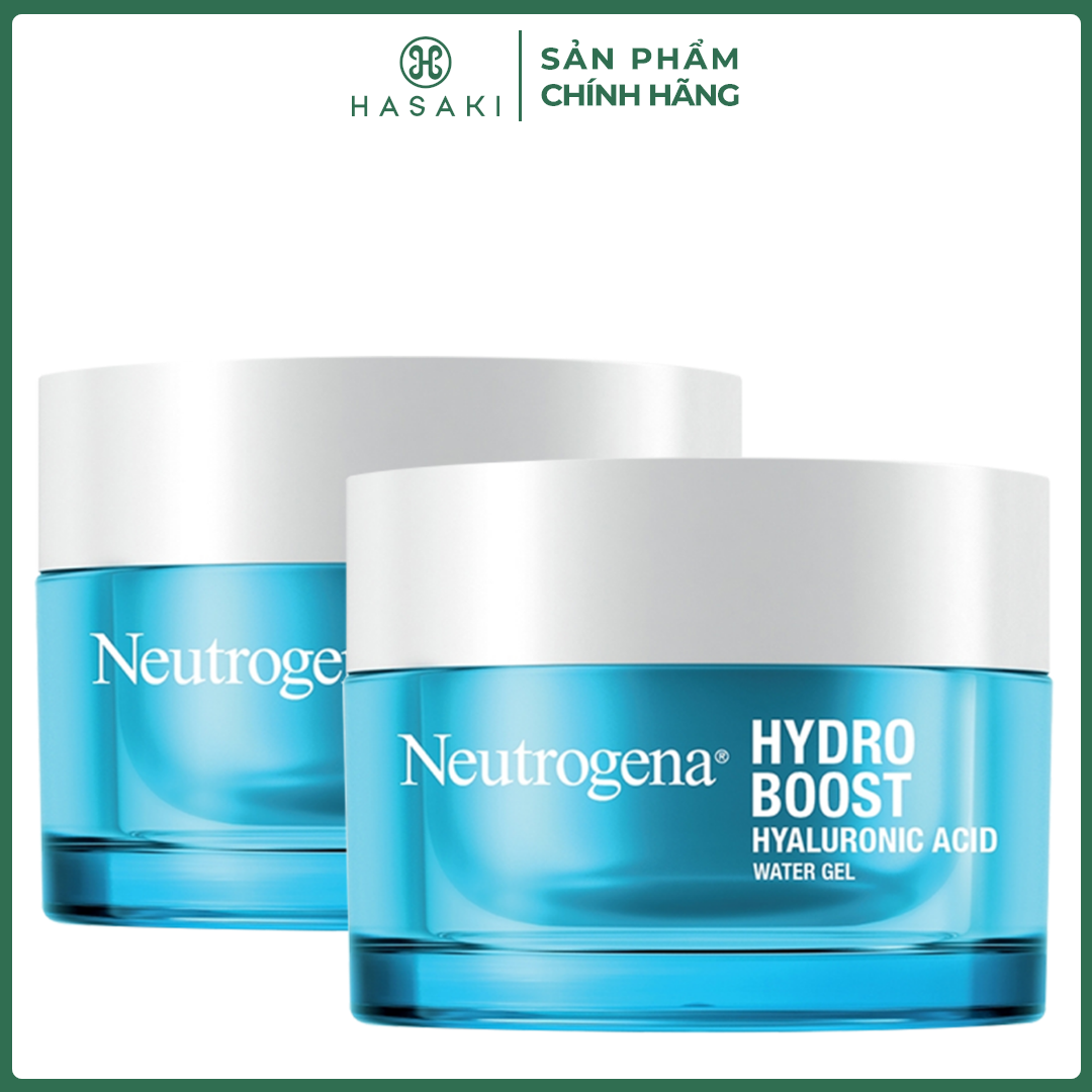 Combo 2 Kem Dưỡng Ẩm Neutrogena Cấp Nước Cho Da Dầu 50g Hydro Boost Hyaluronic Acid Water Gel Hasaki Sản Phẩm Chính Hãng