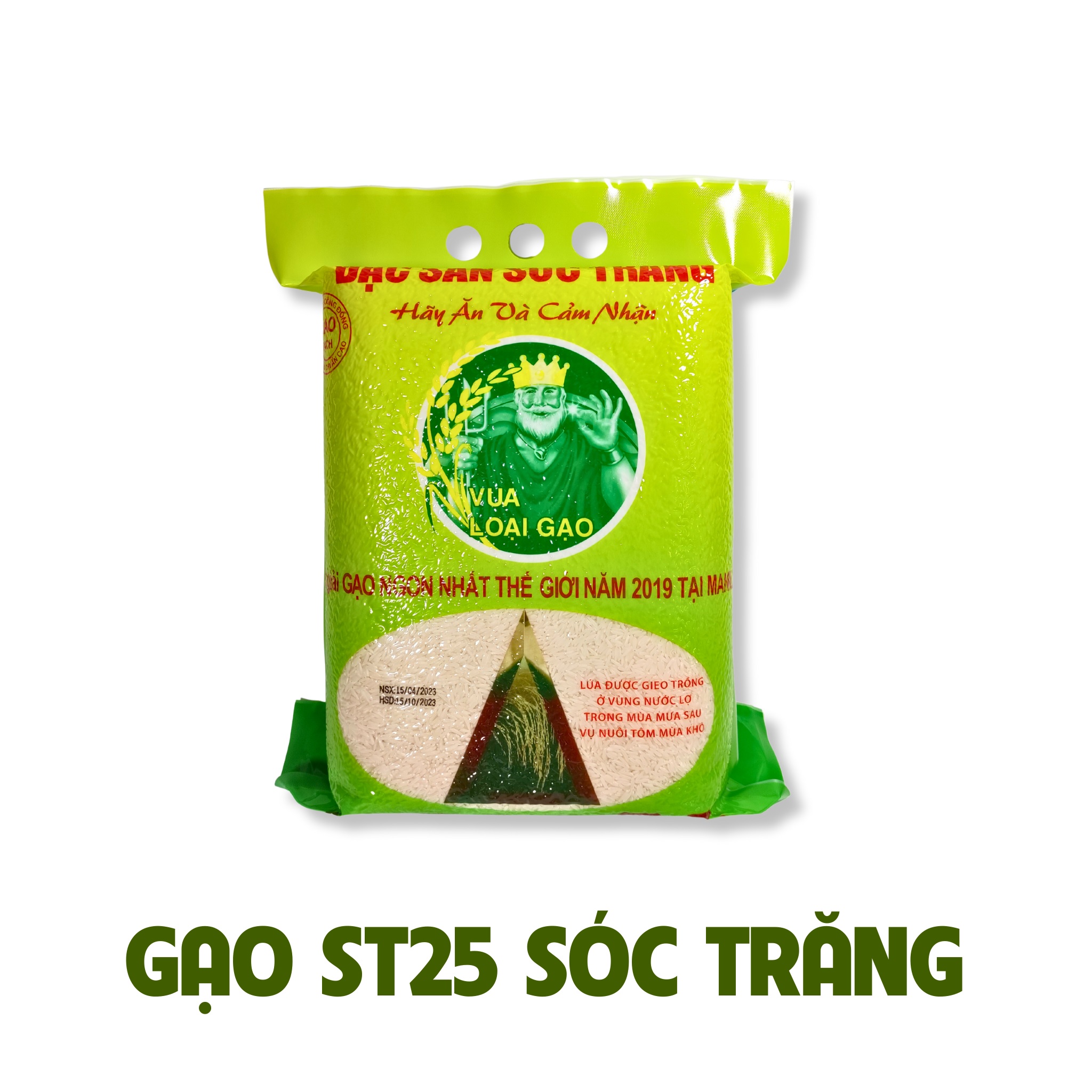 Gạo ST25 Sóc Trăng hút chân không chính hãng - 5kg