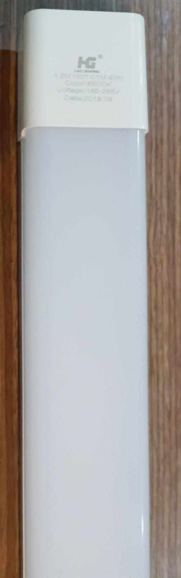 Bộ 3 đèn led tuýp máng đôi mica 40w-1.2 mét