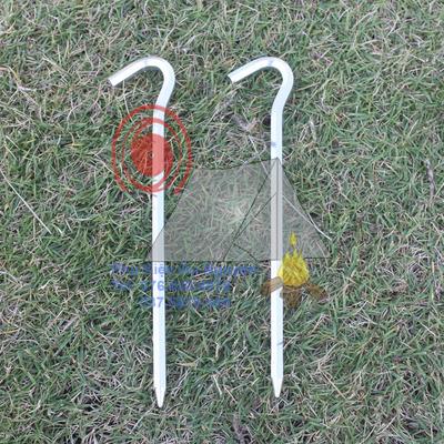 Phụ kiện lều trại - đinh / cọc nhôm lục giác 6mm dài 18cm - bộ 5 cây