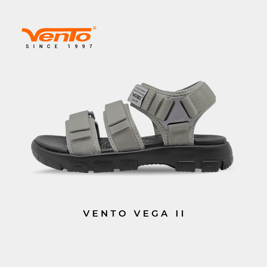 Sandal nam mẫu mới 2023 vento vega ii màu đen/ghi/nâu be
