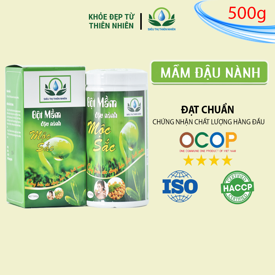 Bột mầm đậu nành Mộc Sắc hộp 500g