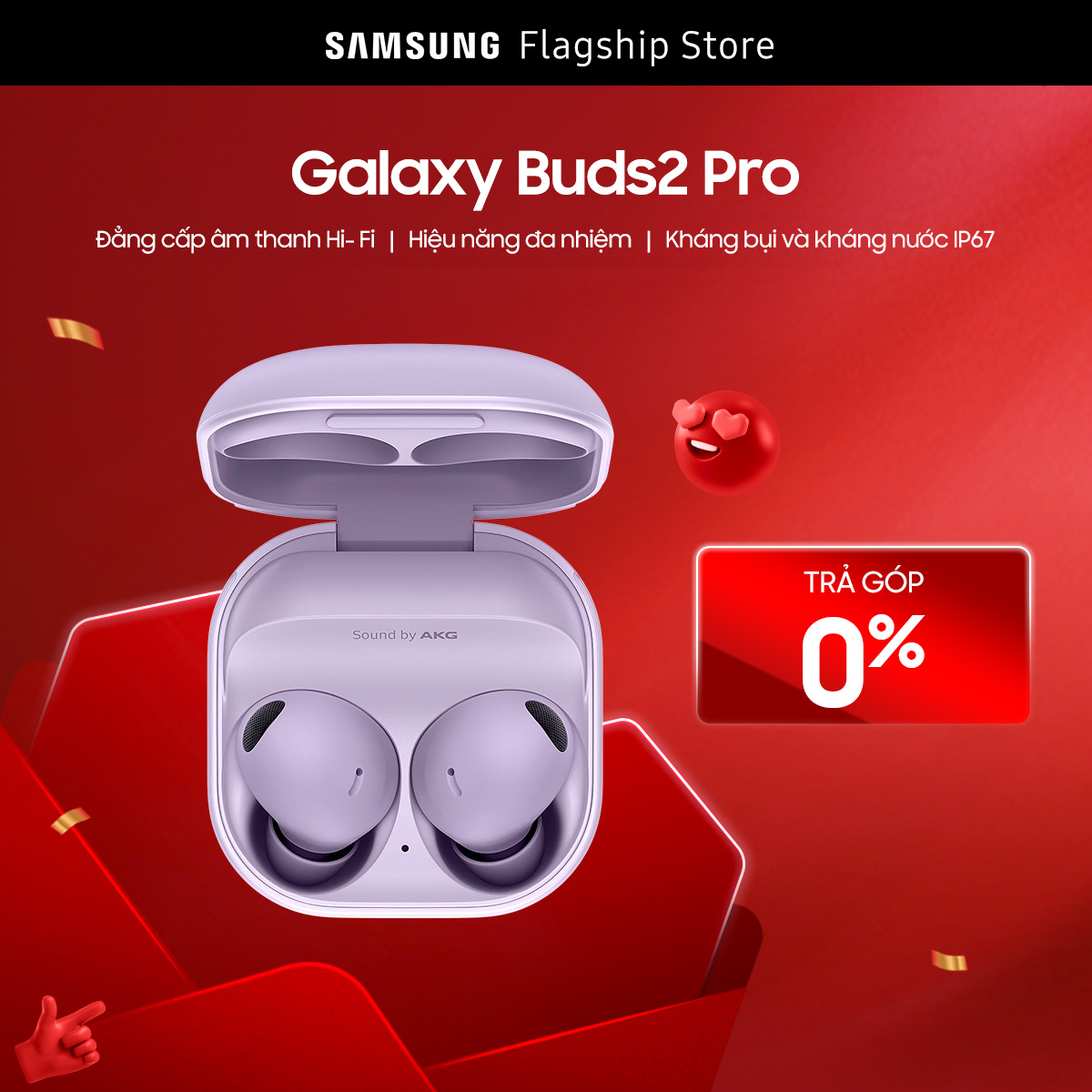 Tai nghe Bluetooth Samsung Galaxy Buds2 Pro - Hàng chính hãng