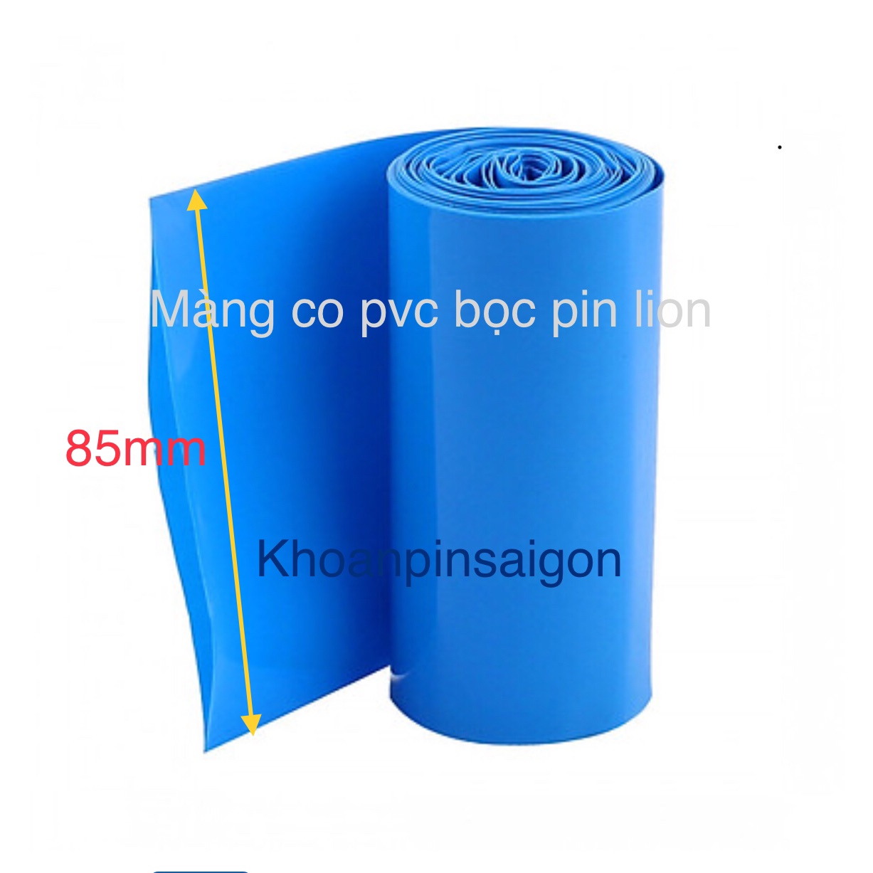 màng co nhiệt pvc 86mm, 1 mét- 20mét