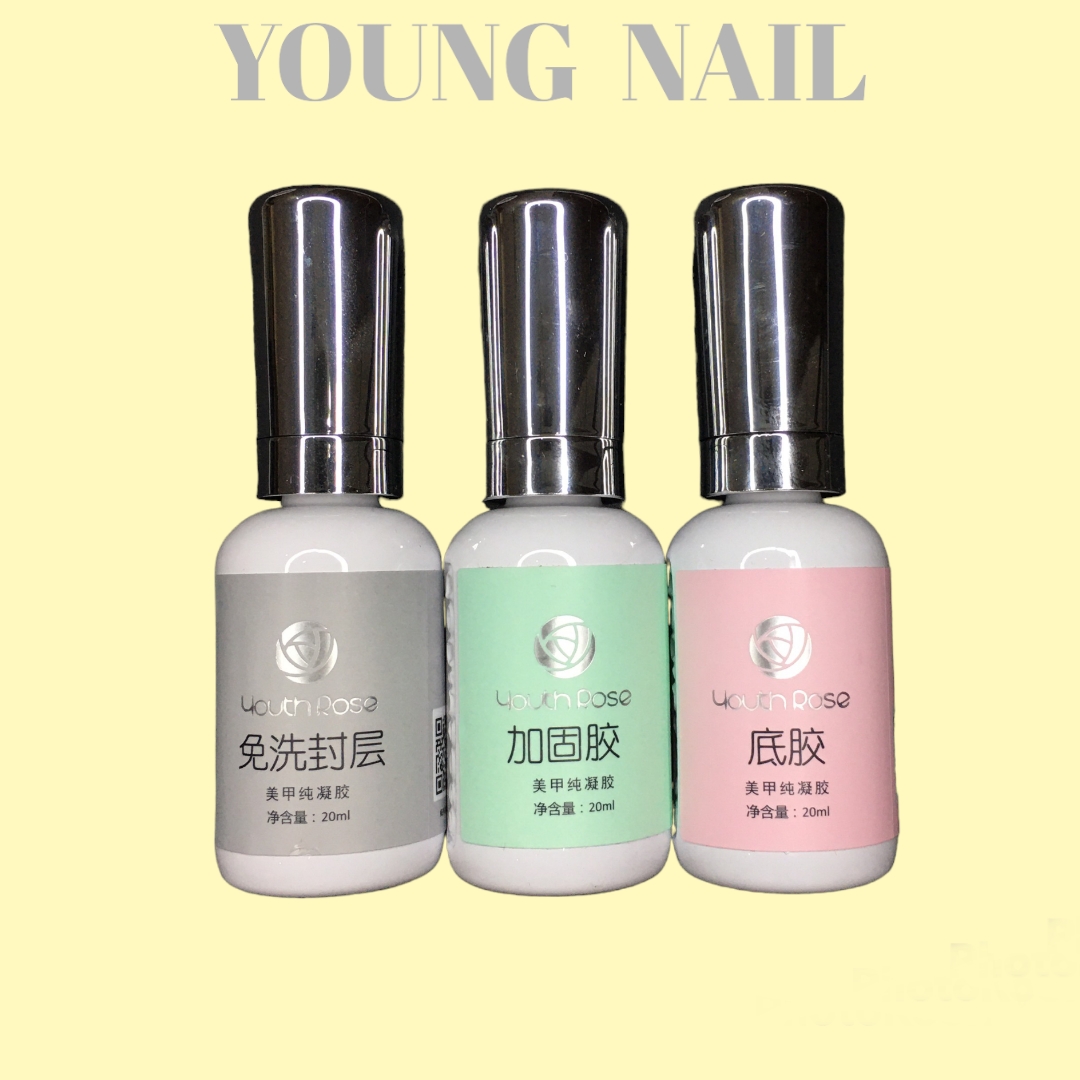 Base top cứng móng hoa hồng chai 20ml