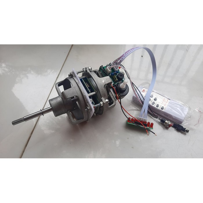 Đầu quạt không chổi than đktx có hẹn giờ dùng nguồn 12-24v 3A