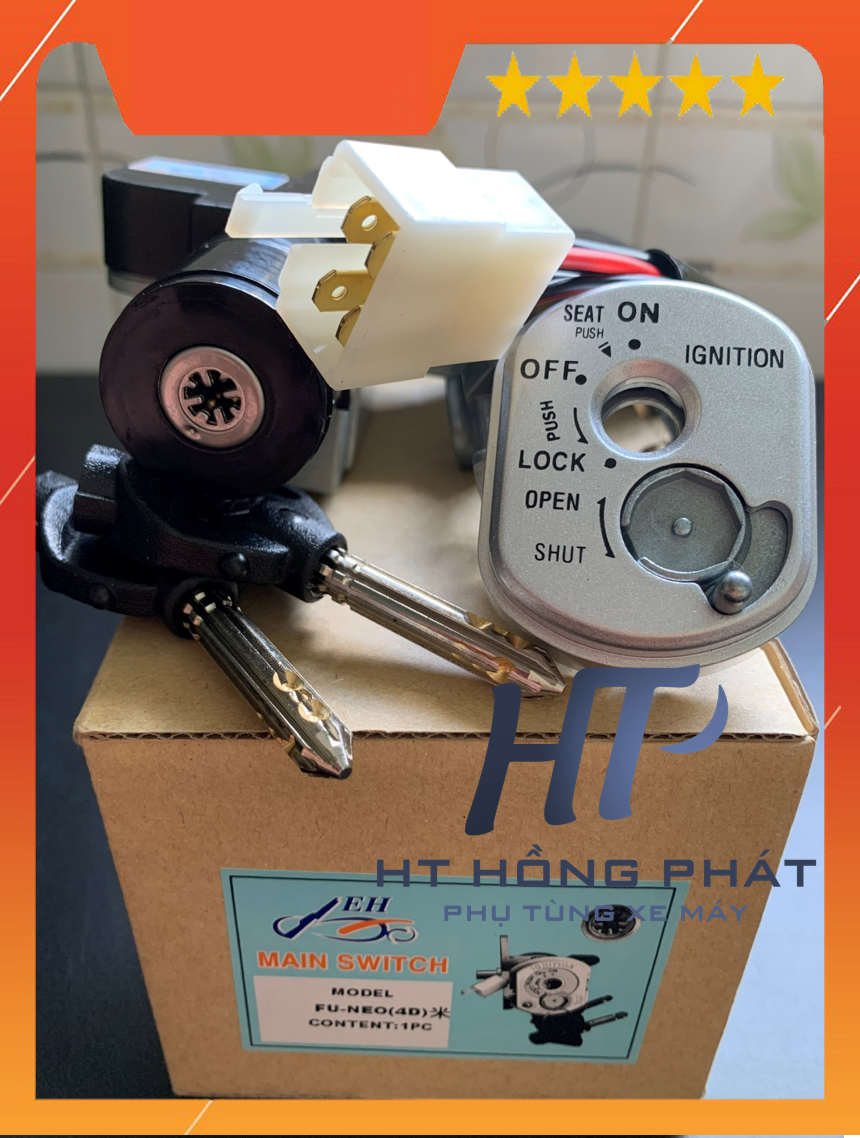 Bộ Ổ khóa chống trộm FUTURE NEO FI(4D) 2017-2019 , ổ khóa 8 cạnh FUTURE NEO FI - HÀNG CAO CẤP