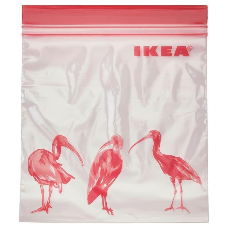 Túi zip 1l 25c ikea