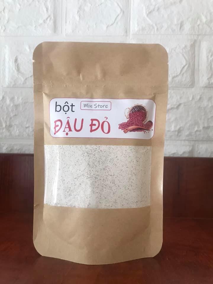 Bột đậu đỏ nguyên chất đắp mặt nạ, tắm trắng body thơm mịn chăm sóc da