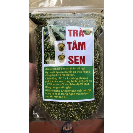 Trà tâm sen sấy khô 500g loại đẹp giúp ngủ ngon