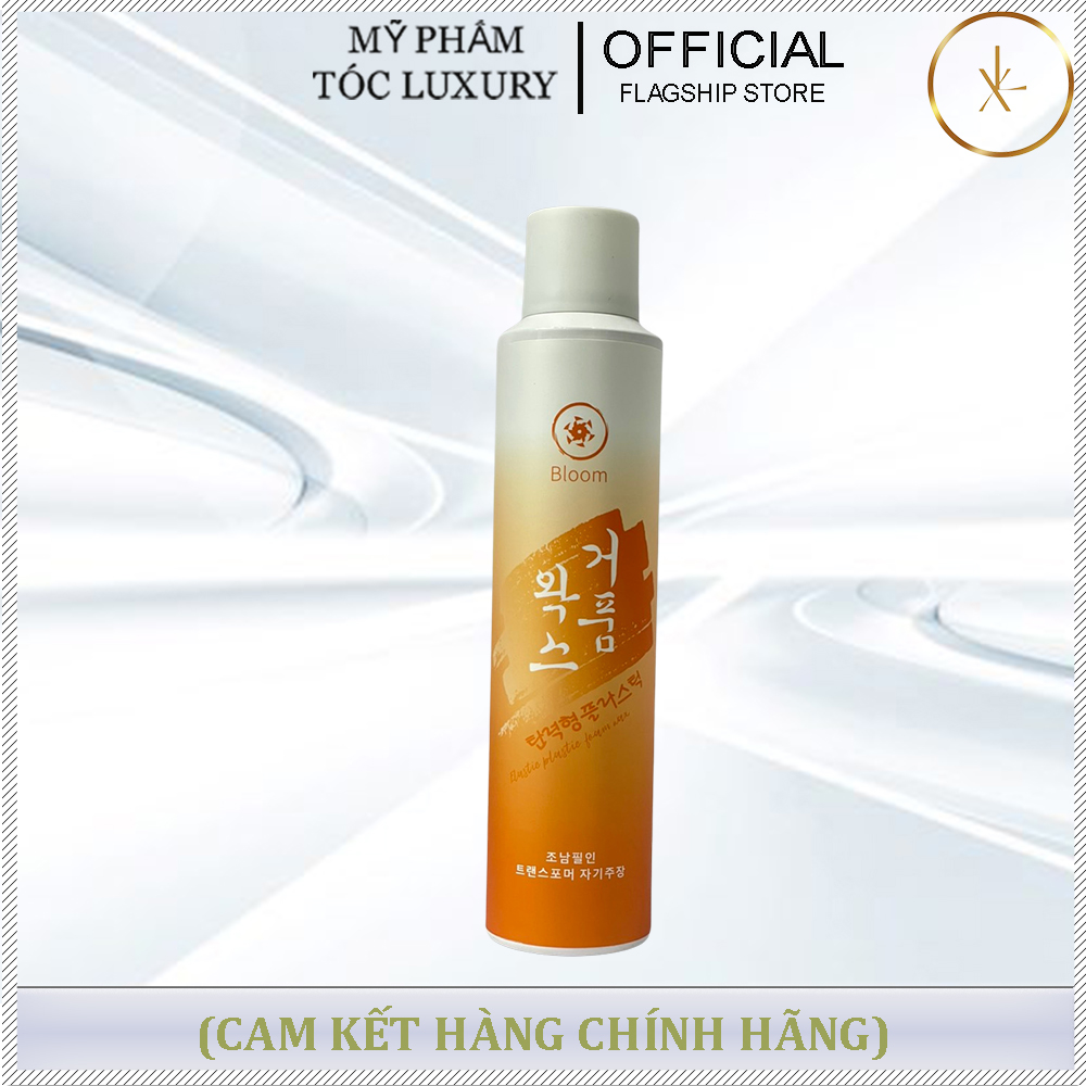 Keo mousse bọt tạo kiểu tóc mềm bloom 300ml - hrbx300