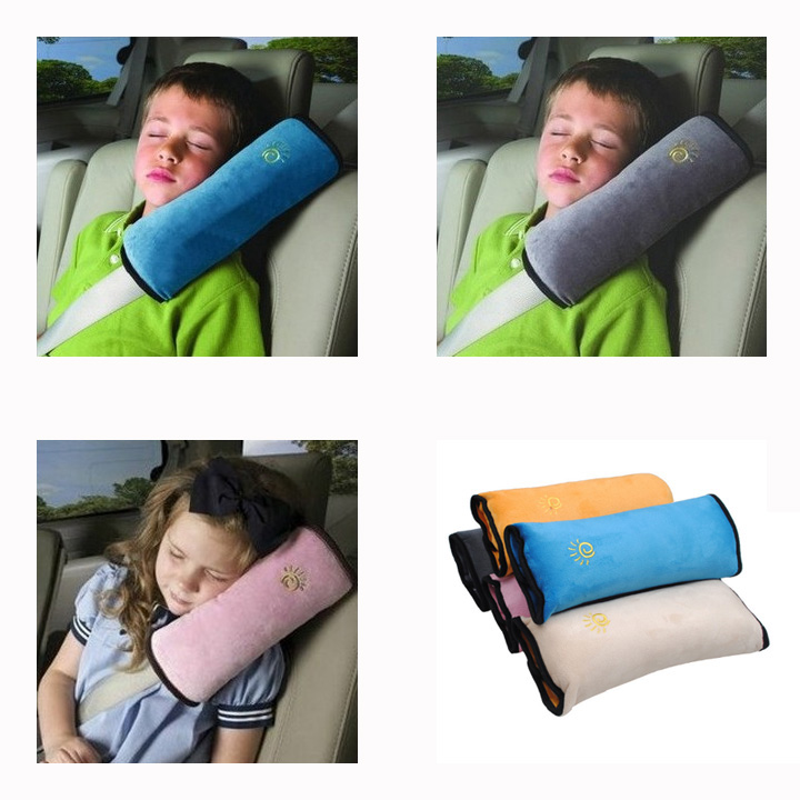 Combo 2 gối tựa đầu gắn dây an toàn chống mỏi và đau cổ trên ô tô