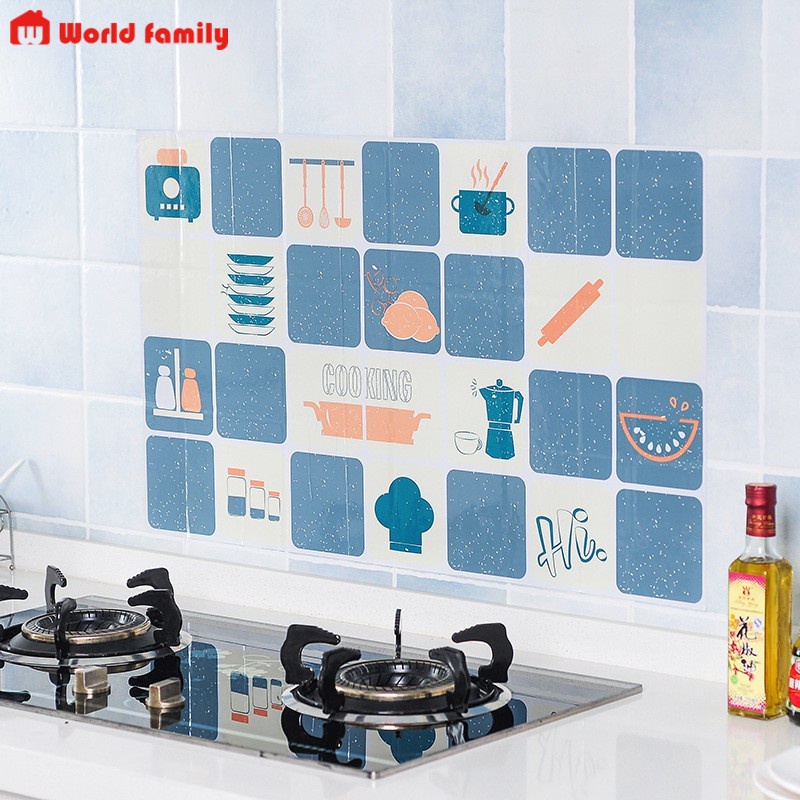 Giấy dán tường nhà bếp chống dầu mỡ giấy dán tường chống thấm nước