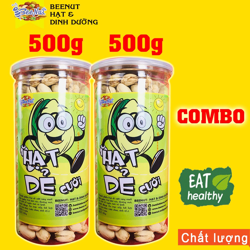 Hạt Dẻ Cười Pistachio Hạt Giẻ Cười Không Tẩy Trắng, Không Bị Yểu Hạt Dinh Dưỡng Beenut