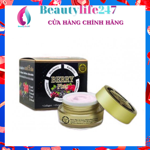 [HCM]Kem Nám Tàn Nhang Sạm Da Dưỡng Trắng 4K Plus Berry Thái Lan