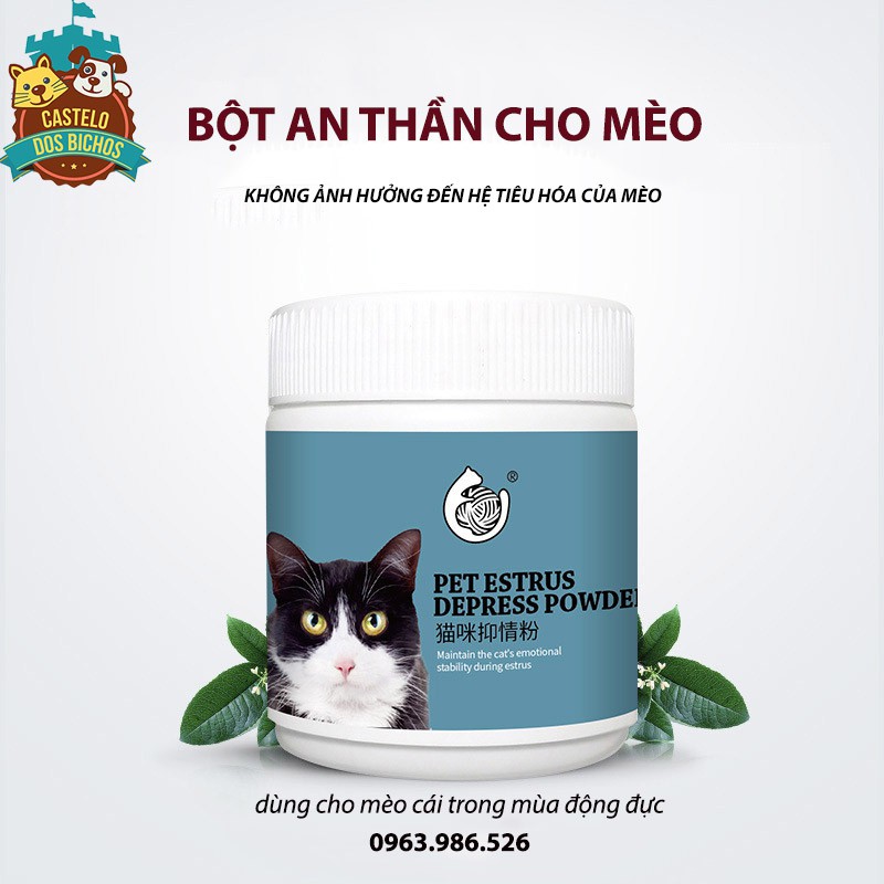 BỘT AN THẦN CHO MÈO KHI BỊ ĐỘNG DỤC - SẢN PHẨM CHẤT LƯỢNG