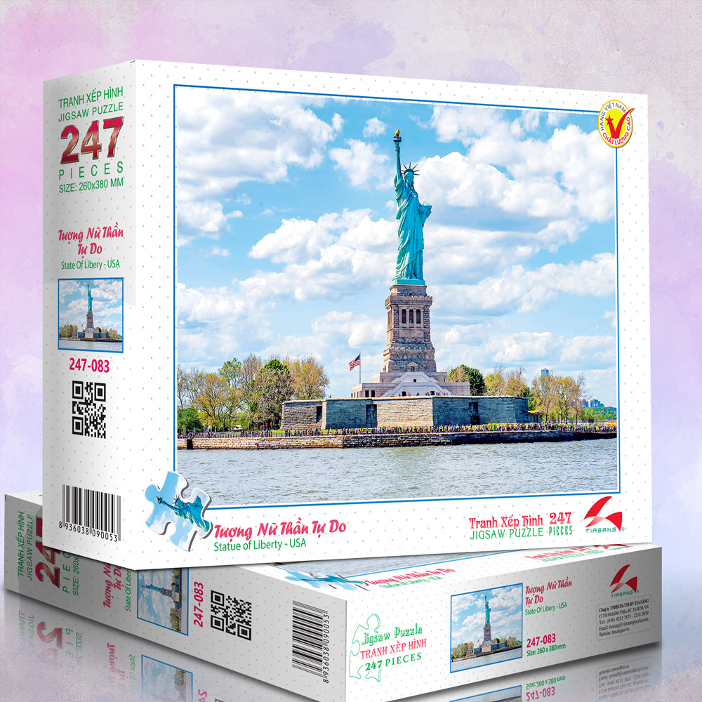 Tranh xếp hình 247 mảnh - Tượng Nữ Thần Tự Do