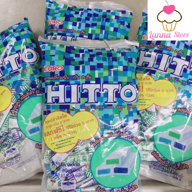 [HCM]Bịch Kẹo Bạc Hà Hitto Thái Lan 100 viên/gói 300gram