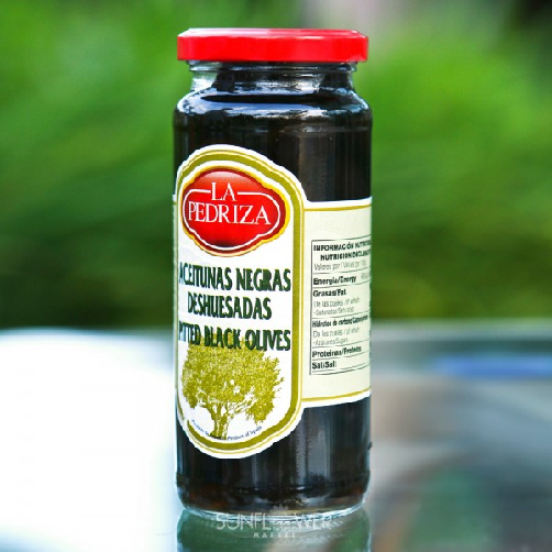 Quả Ô liu đen tách hạt hiệu La Pedriza Spain, hủ 340gr