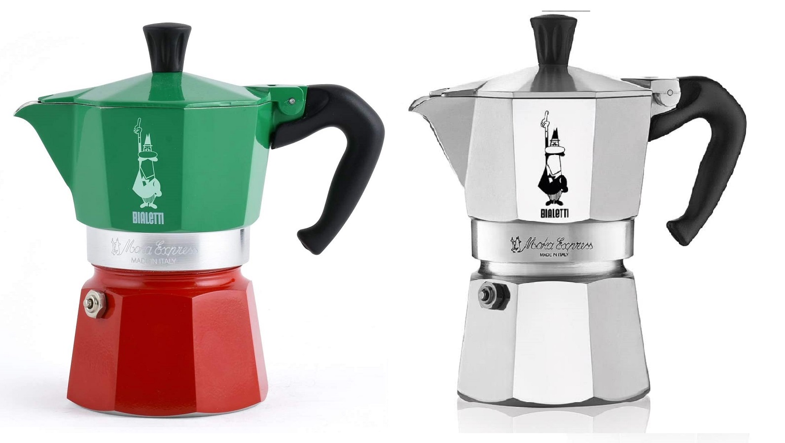 Ấm Pha Cà Phê BIALETTI MOKA EXPRESS - Chính hãng Biletti, loại 2, 3,4,6 cups