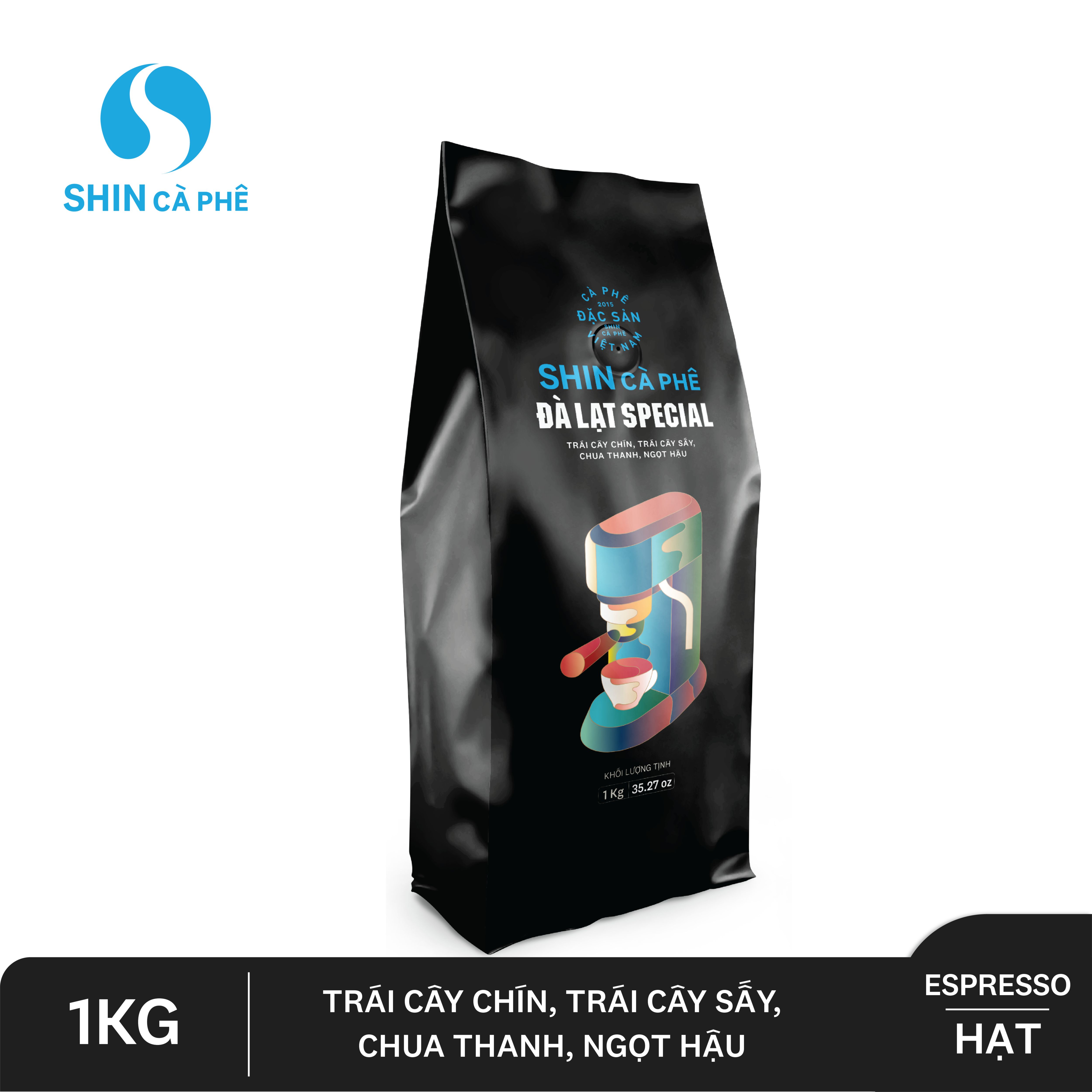 Shin cà phê - đà lạt special 100% arabica cà phê nguyên chất pha máy - hạt