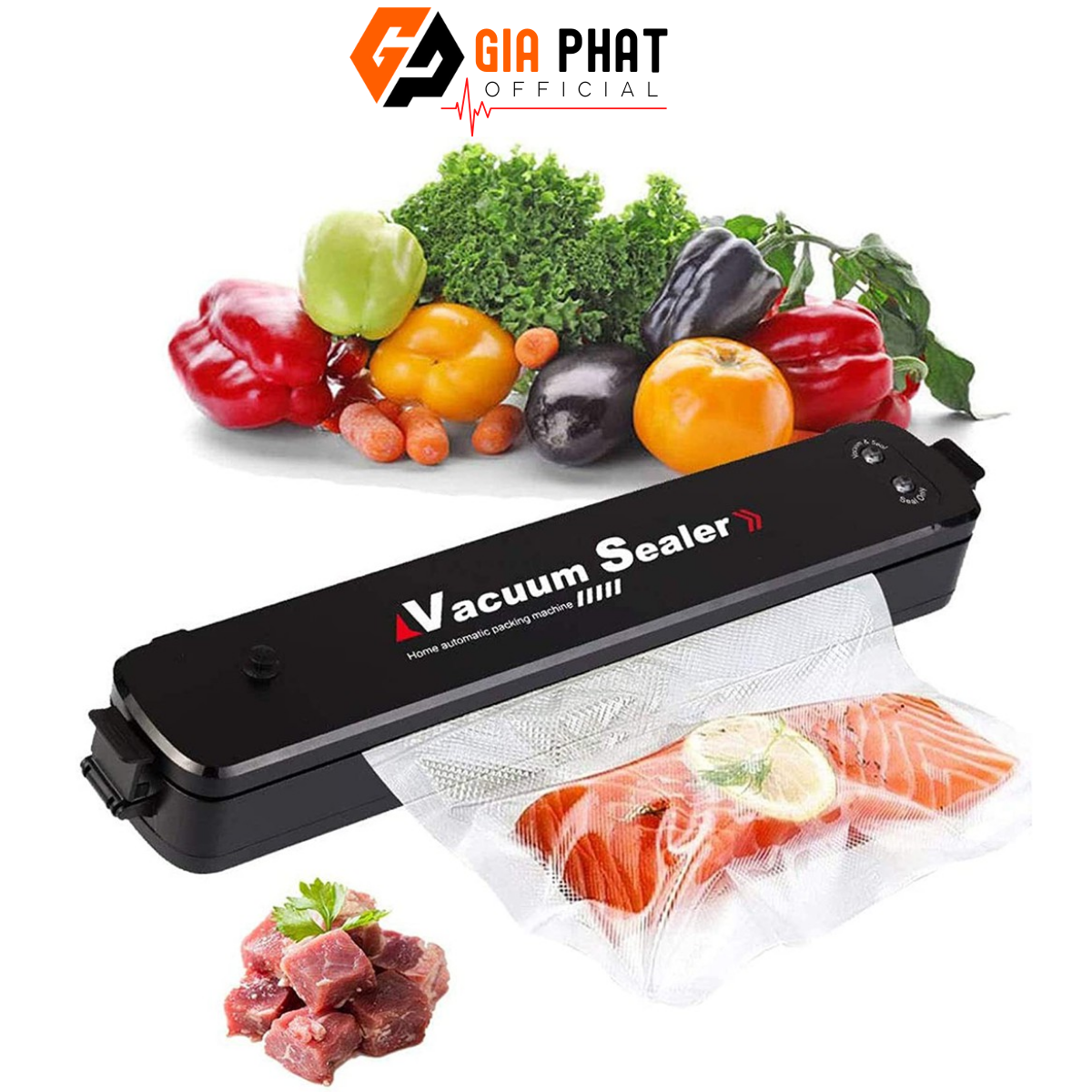 Máy Hút Chân Không Bảo Quản Thực Phẩm Gia Đình-Máy Hút Chân Không Mini Vacuum Sealer