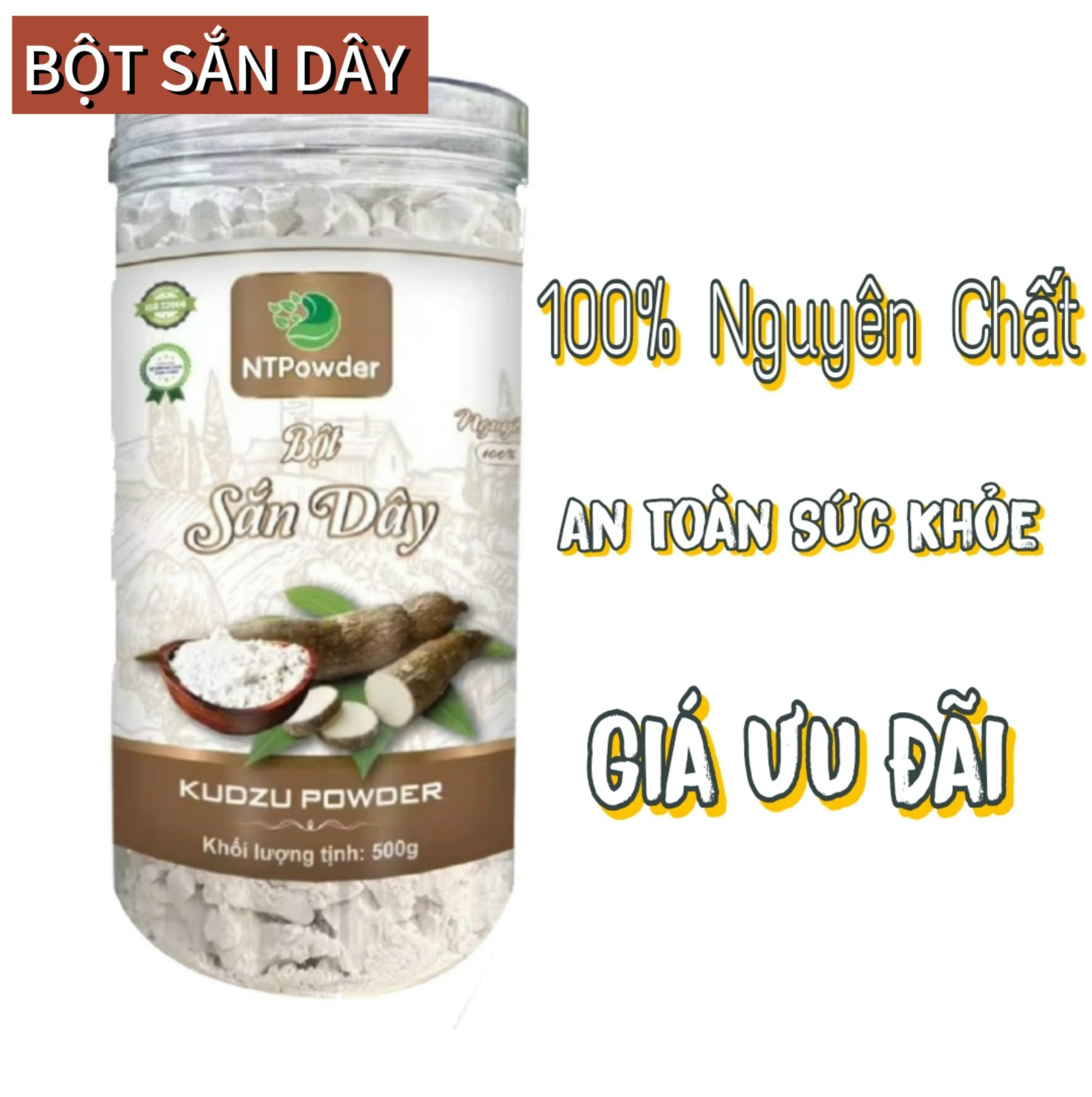 Bột Sắn Dây Bắc, bột sắn Nguyên Chất