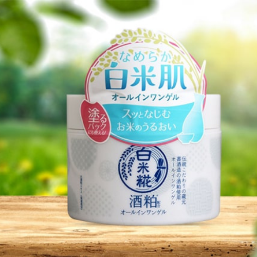 Kem dưỡng trắng da Sake Hakumaikouji All In One Gel Sake 180g
