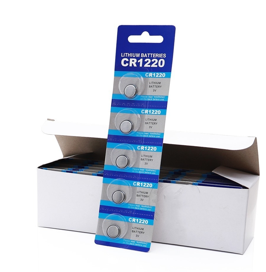 Vỉ 5 viên pin CR 1220 Lithium Battery 3V ( GIÁ 5 VIÊN )