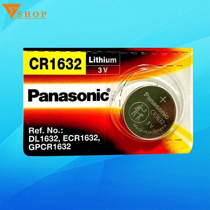 Pin CR1632 panasonic 3v, Pin Remote CR1632