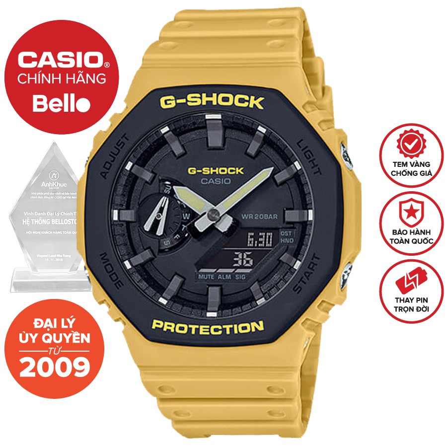 Đồng hồ Casio G-Shock Nam GA-2110SU-9ADR chính hãng  chống va đập, chống nước 200m - Bảo hành 5 năm - Pin trọn đời
