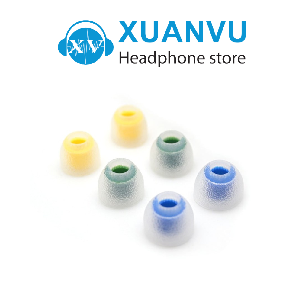 Tips Tangzu Tang Sancai  , Nút tai nghe thay thế cho tai nghe nhét tai, Chất liệu silicone cấp y tế - thoải mái và an toàn ( Giá bán tính trên 1 đôi nút tai )