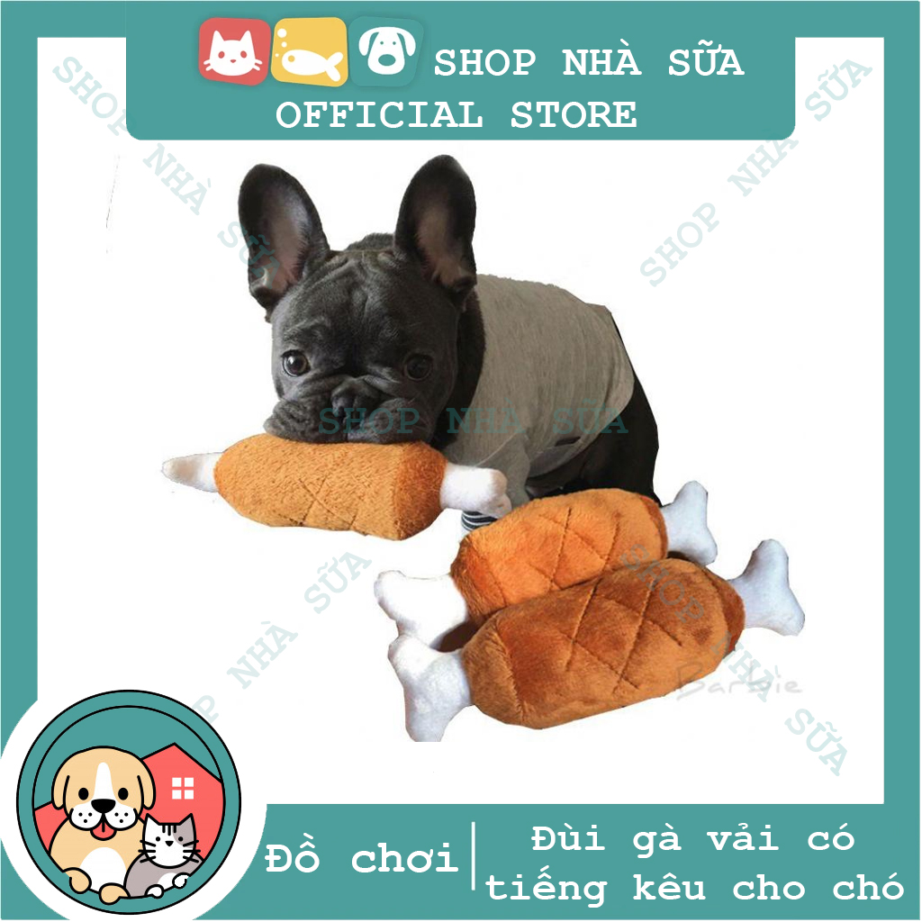 Đồ chơi đùi gà có tiếng kêu cho thú cưng - đồ chơi cho chó mèo