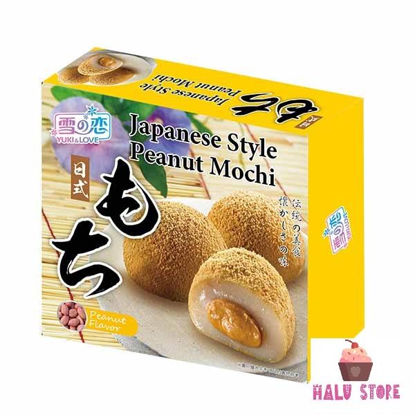 [HCM]Bánh Mochi Yuki and Love hộp 4 bánh vị đậu phộng Taiwan