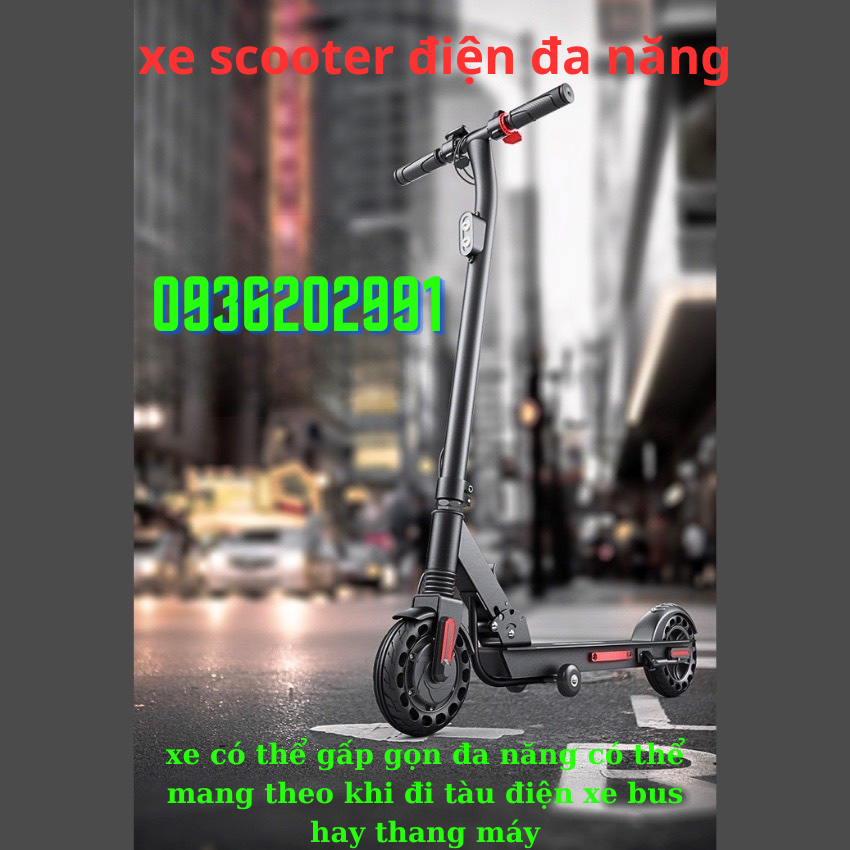 Xe điện scooter gấp gọn BREMER  - xe điện gấp gọn
