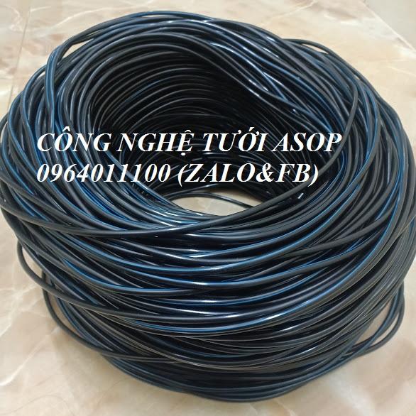 Ống nhựa PE mềm màu đen 3 ly - 3mm cao cấp 1 cuộn dài 100m - chuyên dùng cho hệ thống tưới nhỏ giọt nhà kính
