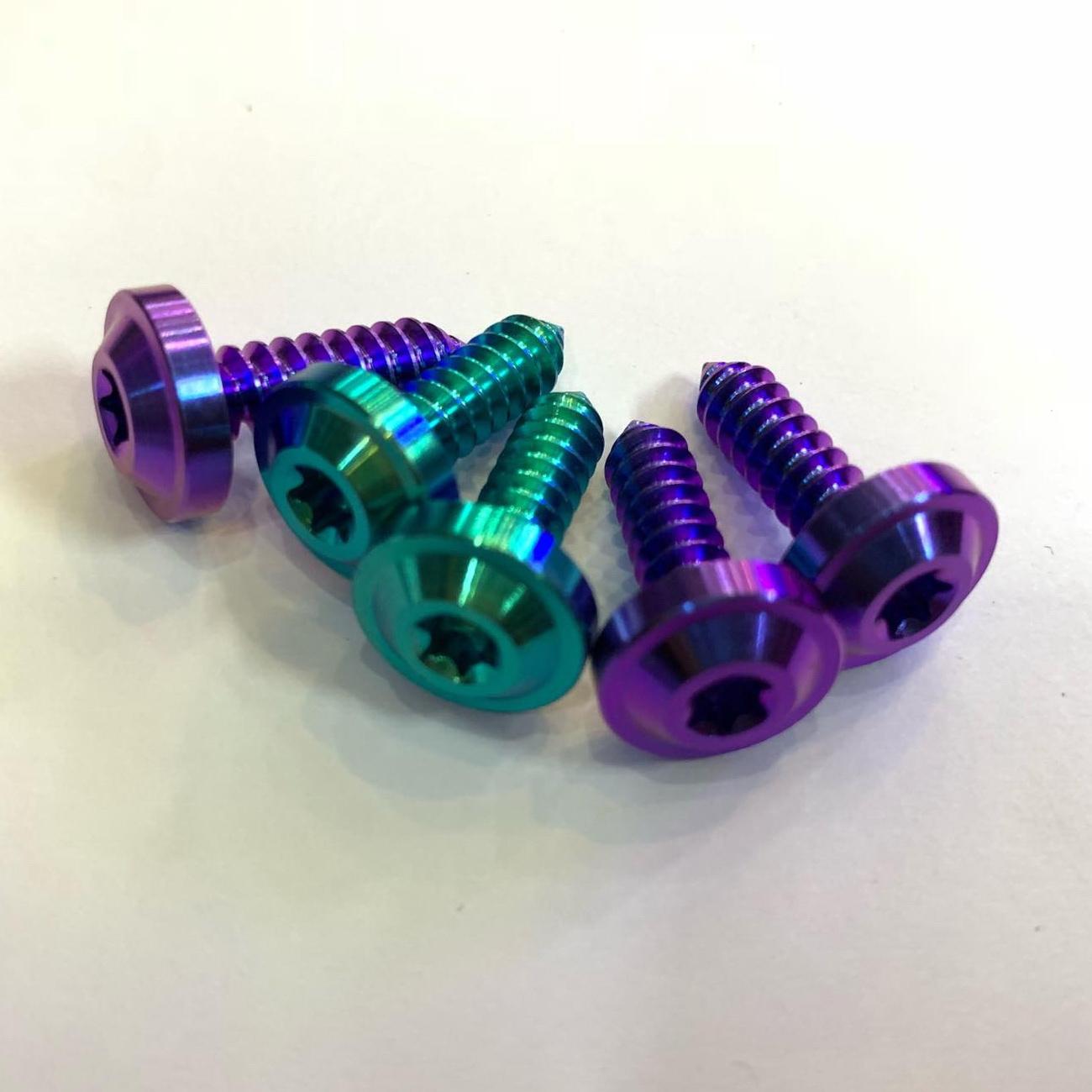 Combo 5 con ốc Titanium GR5 5 ly áo xoắn gắn dàn áo yamaha, ốc bô e các dòng xe tay ga Honda/Yamaha