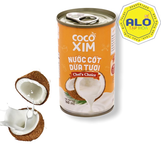 Nước cốt dừa tươi Coco ximv- lon 160ml