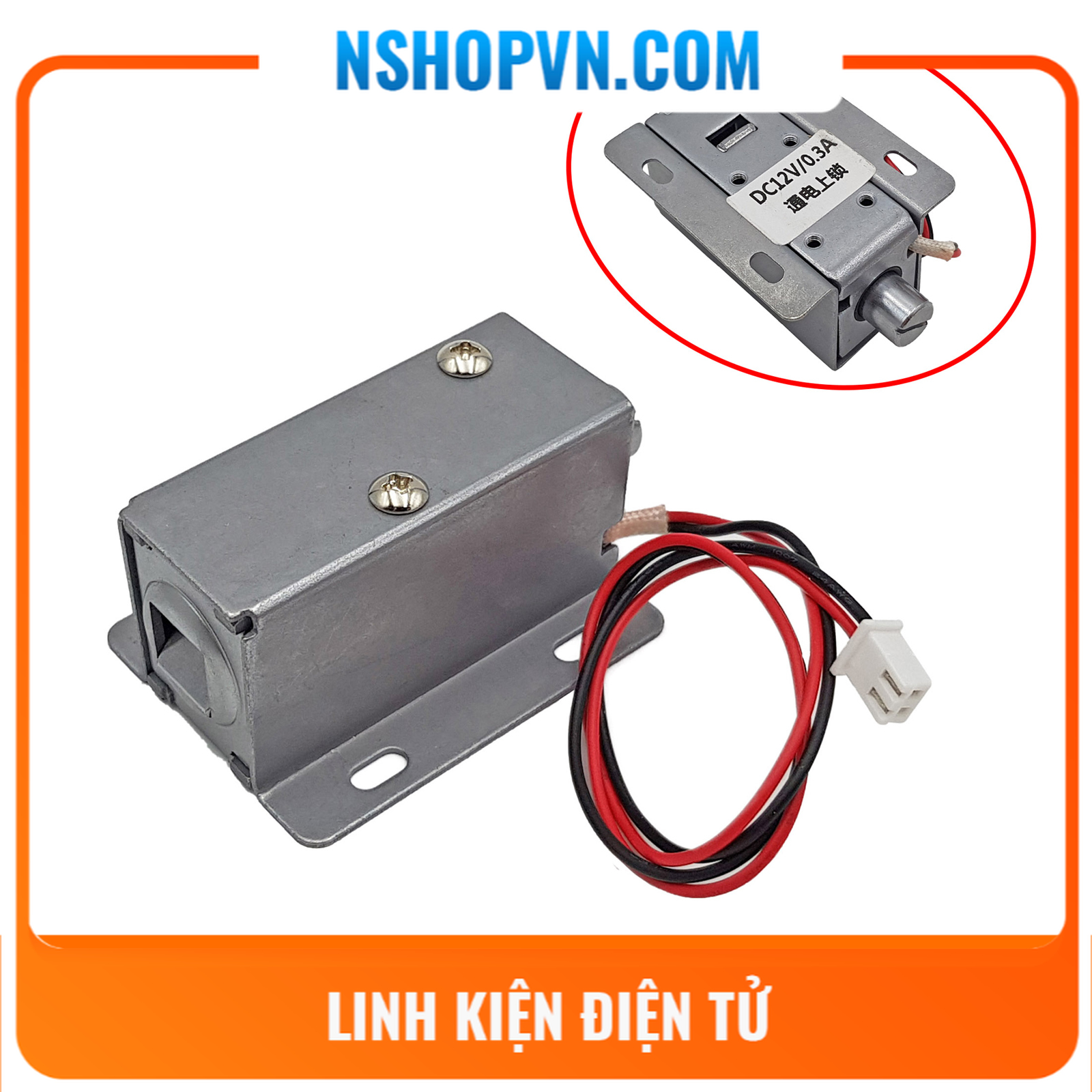 Khóa chốt điện từ 2 bên ly-03