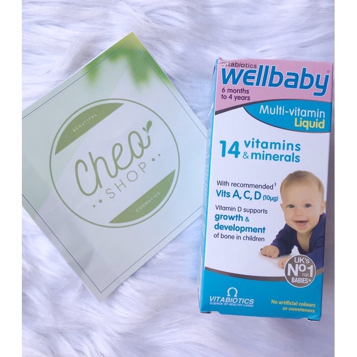 Wellbaby Multivitamin Liquid 150ml Vitamin tổng hợp
