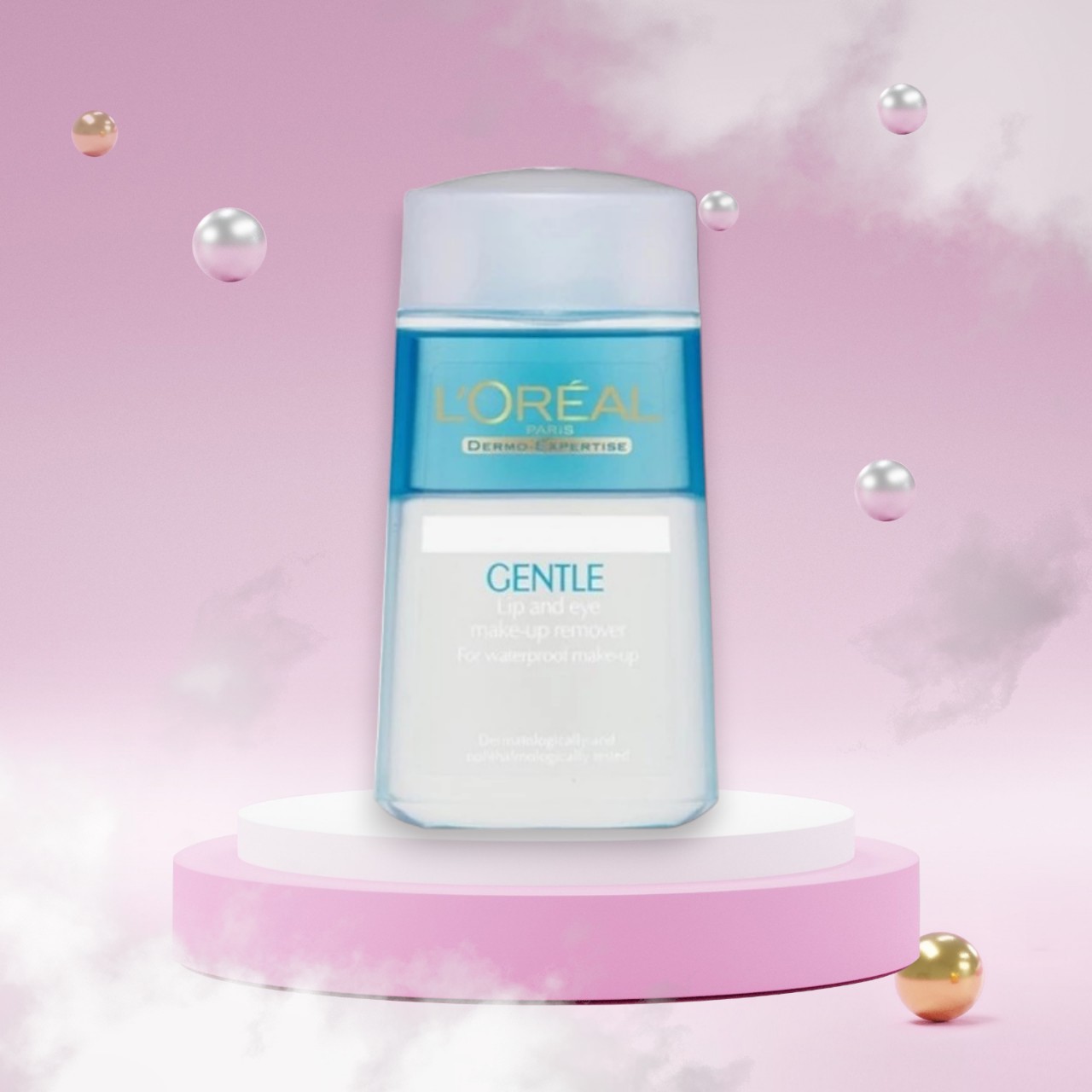 Nước Tẩy trang mắt và môi Loreal Gentle dịu nhẹ 125ml